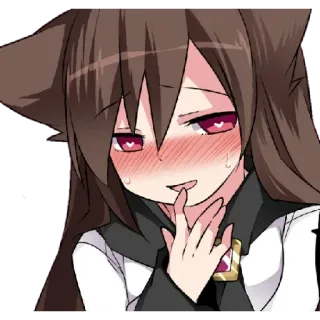 😊 Animé, Neko, Rougeurs, Mignon telegram sticker