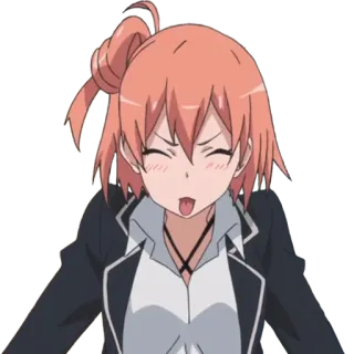 😝 Anime, Garota, Bonita, Desenho animado, Língua, Engraçado telegram sticker