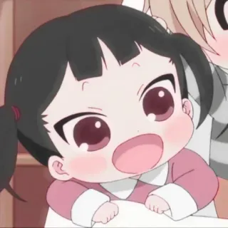 ❤️‍🔥 Anime, Bambino/a, Cartone animato, Carino/a, Ragazza telegram sticker