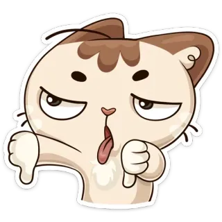 Котик от @TgSticker whatsapp stickers