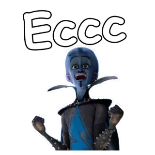 👍 Megamind ECCCC Megamind, film, meme, cartoon, animatie, grappig, enz telegram sticker