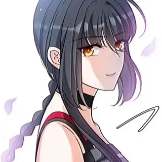 👍 애니메이션, 만화, 소녀, 여자, 만화 telegram sticker