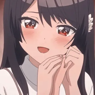 😄 Anime, Cô gái, Dễ thương, Hoạt hình, Manga, Nhân vật telegram sticker