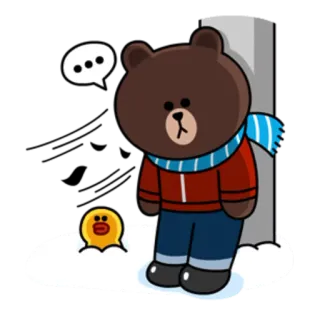 @tikelmu Brown&Cony whatsapp stickers