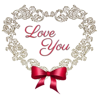 🌖 Love You love, heart, valentine, romantic, greeting telegram sticker