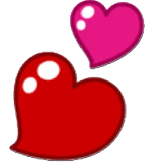 ❤ ハート, 愛, 愛情, ロマンス, バレンタインデー, 赤, ピンク telegram sticker