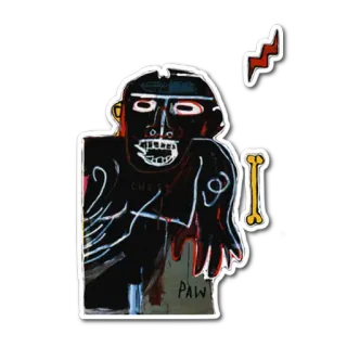 Jean-Michel Basquiat telegram stickers