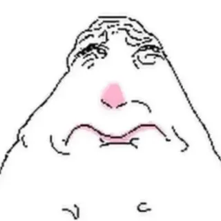 👄 Wojak Internet Meme telegram sticker