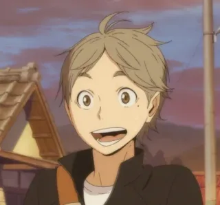 😀 Sugawara Koushi Haikyuu!! Anime, Manga, Sport, Volleyball, Haikyuu, Sugawara, Karasuno telegram sticker
