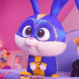 ☁️ Snowball The Secret Life of Pets coniglio, coniglietto, cartone animato, carino, animale, animale domestico whatsapp sticker