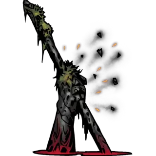 ⚔ меч, оружие, темный, сломанный, видеоигра, фэнтези telegram sticker