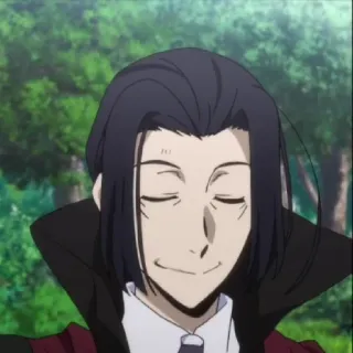 🥀 Fyodor Dostoevsky Bungou Stray Dogs Anime, Karakter, Pria, Fyodor Dostoevsky, Bungo Stray Dogs telegram sticker