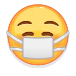 ๐ท emoji, mask, face, illness, sick whatsapp sticker