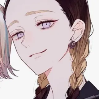 🙂 Anime, Manga, Personnage, Art, Portrait telegram sticker