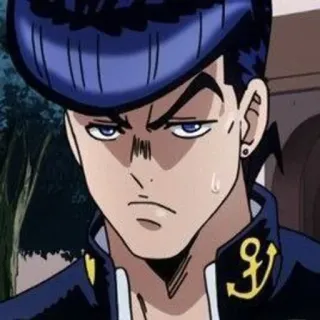 💎 Josuke Higashikata JoJo's Bizarre Adventure อนิเมะ, มังงะ, จริงจัง, โจสุเกะ, ฮิงาชิคาตะ telegram sticker