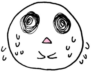 😰 Эмодзи, Лицо, Каваий, Тревога, Нервный, Пот whatsapp sticker