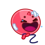Cactus And Balloon whatsapp stickers