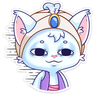 😐 kucing, stiker, kartun, hewan, hewan peliharaan, penyihir, fantasi telegram sticker