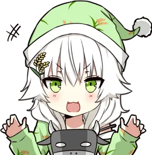 😏 anime, cute, sticker, manga, cartoon, illustration whatsapp sticker