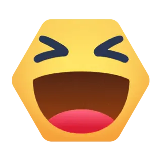 😆 emoji, laughing, happy, joy, smile, face, expression telegram sticker