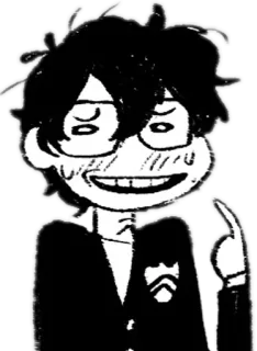 😅 Anime, Manga, Dibujo animado, Personaje, Gesto telegram sticker