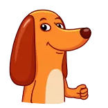 Salchicha Dog | @Premium_Emojis_Telegram telegram emojis 👍
