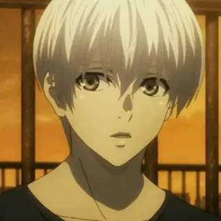 🔥 Ken Kaneki Tokyo Ghoul 애니메이션, 만화, 도쿄 구울, 카네키 켄, 캐릭터, 인물 사진 telegram sticker