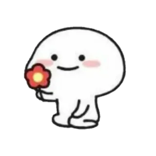 🪐 carino, fiore, cartone animato, felice, semplice telegram sticker