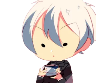 ☄ Animé, Chibi, Mignon, Personnage, Dessin animé telegram sticker