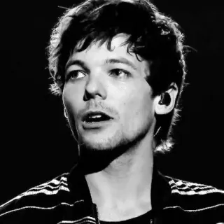 😓 Louis Tomlinson Louis Tomlinson, One Direction, chanteur, célébrité, portrait telegram sticker