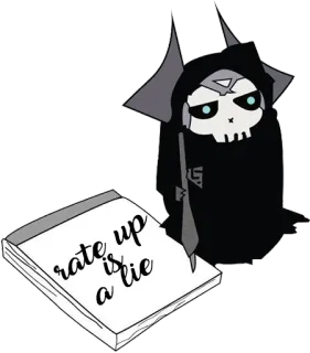 ❌ rate up is a lie telegram sticker