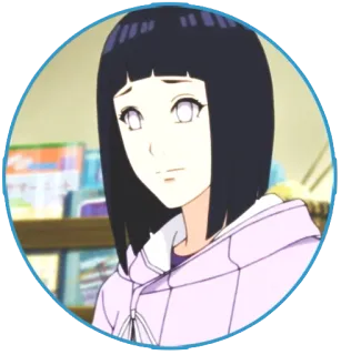 😞 Hinata Hyuga Naruto anime, cartoon, character, hinata, naruto, hyuga whatsapp sticker