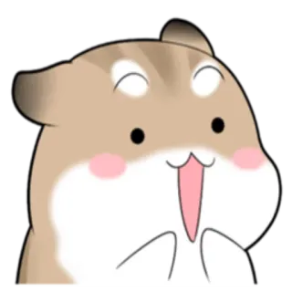 😮 животное, собака, стикер, мультфильм, милый, каваи, эмодзи whatsapp sticker