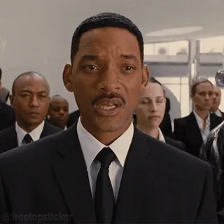 😟 Will Smith Men in Black Will Smith, Men in Black, Agent J, Filmscène, Acteur telegram sticker
