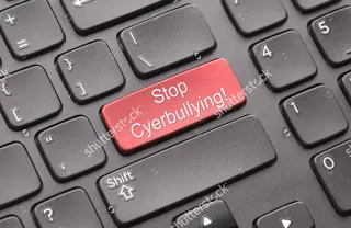 ✋ Stop Cyberbullying! perundungan siber, perundungan, papan ketik, berhenti, keamanan internet telegram sticker