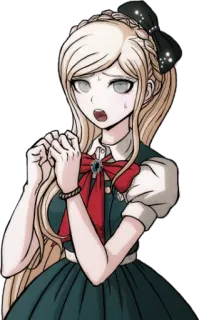 😧 Sonia Nevermind Danganronpa Аниме, Персонаж, Danganronpa, Соня Невермайнд, Видеоигра telegram sticker
