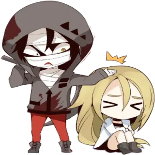 👋 Isaac Foster Angels of Death Anime, Chibi, Manga, Isaac Foster, Angels of Death, Horror telegram sticker