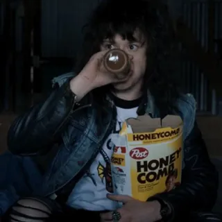 🍺 HONEYCOMB еда, хлопья, соты, завтрак telegram sticker