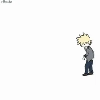 🤬 Katsuki Bakugo My Hero Academia อนิเมะ, มังงะ, มายฮีโร่ อคาเดเมีย, คัตสึกิ บาคุโก, ระเบิด, โกรธ, การ์ตูน telegram sticker