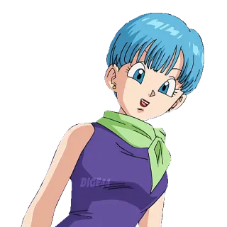 🙂 Bulma Dragon Ball Anime, Kartun, Rambut Biru, Wanita, Bulma, Dragon Ball, Karakter whatsapp sticker