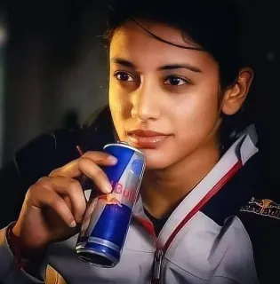 😍 Red Bull Red Bull, энергетик, женщина, напиток, дринк, банка telegram sticker
