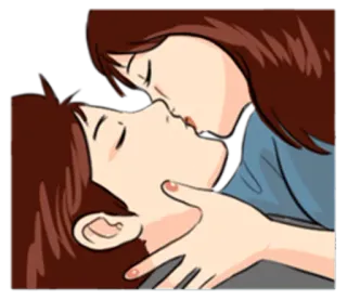 💏 亲吻, 爱, 浪漫, 情侣, 爱意 whatsapp sticker