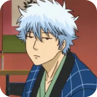 😎 Sakata Gintoki Gintama Anime, Manga, Samouraï, Comédie, Gintoki telegram sticker