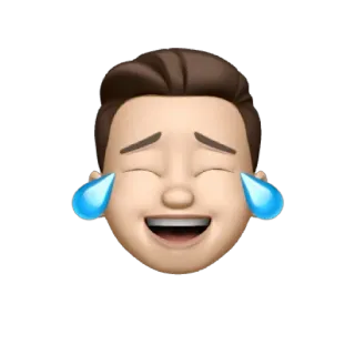 😂 emoji, crying, sad, tears, emotion, face telegram sticker