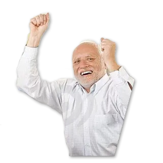 😬 Hide the Pain Harold meme, internet, funny, hide the pain, harold telegram sticker