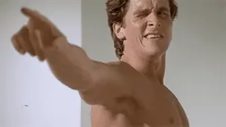 😁 Patrick Bateman American Psycho Patrick Bateman, American Psycho, Christian Bale, Jaren 80, Psychopaat, Zakenman telegram sticker