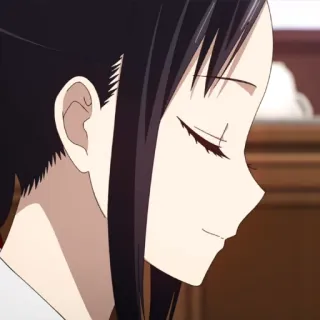 ❤️ Kaguya Shinomiya Kaguya-sama: Love Is War Anime, Garota, Kaguya, Shinomiya, Love is War, Personagem, Sorriso telegram sticker