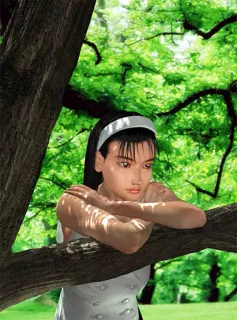 🙁 Ling Xiaoyu Tekken วิดีโอเกม, เกมต่อสู้, ศิลปะการต่อสู้, สาวอนิเมะ telegram sticker