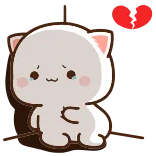 Peach Cat @TgEmojis telegram emojis 💔