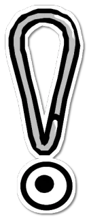 ❗️ восклицательный знак, внимание, символ, предупреждение telegram sticker